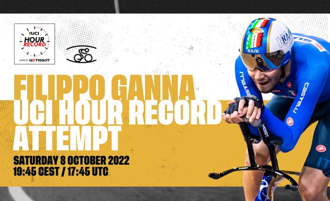 LIVE - Filippo Ganna (ITA) | Tissot UCI Hour Record Attempt
