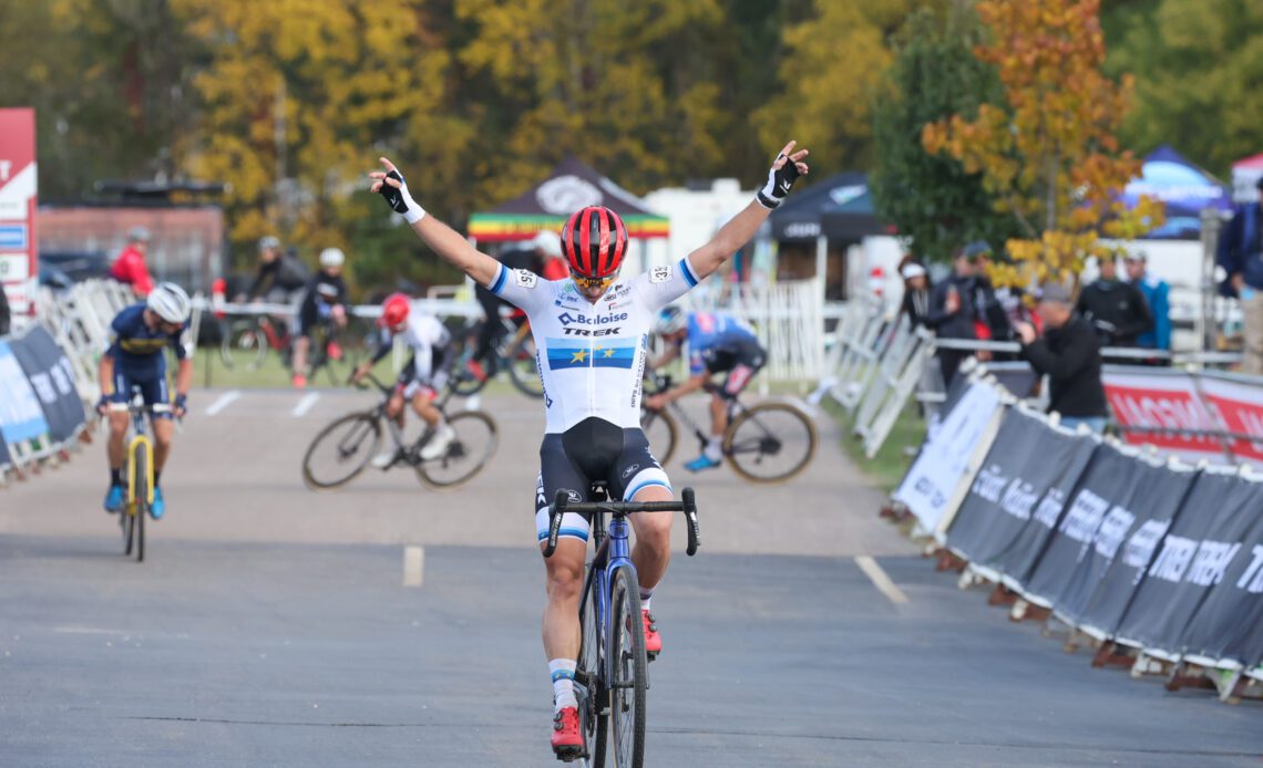 Lars van der Haar wins elite men's Trek CX Cup