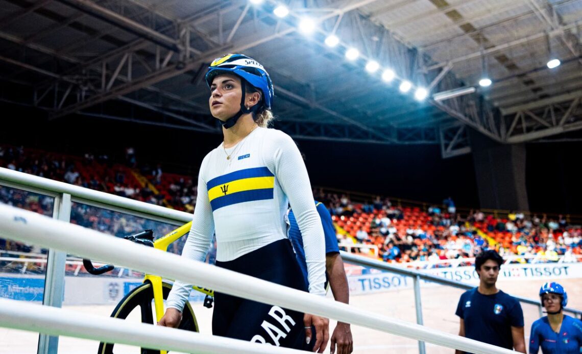 Meet the track rider who ditched British Cycling for Barbados, and her parrot Nigel