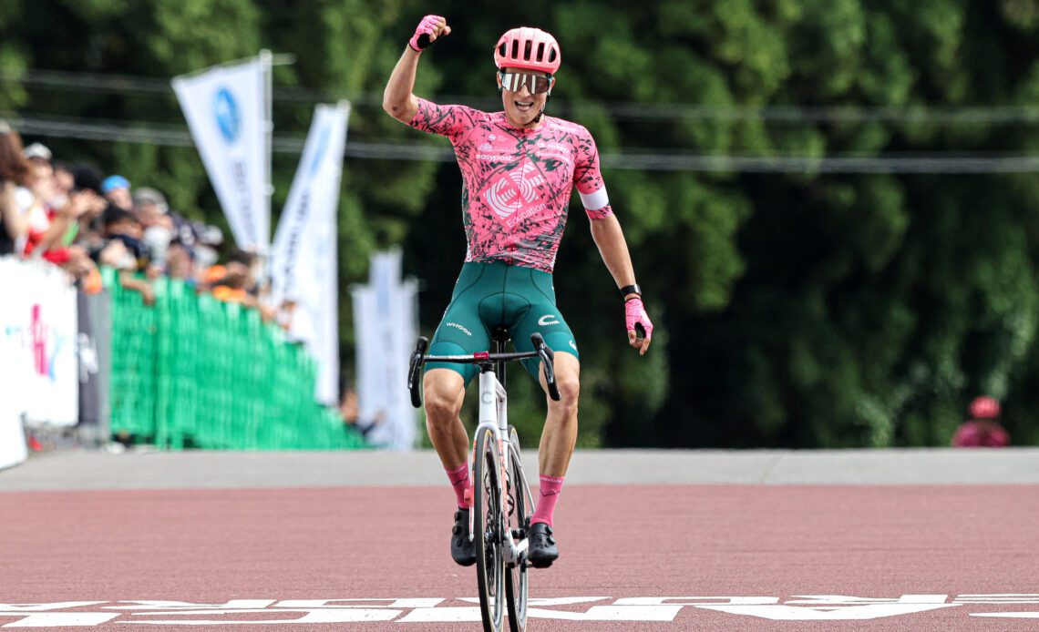 Neilson Powless solos to Japan Cup victory in EF 1-2