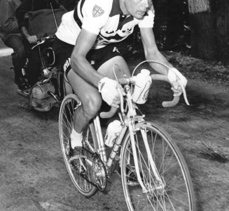 Brian Robinson in action during stage 20 of the 1959 Tour de France