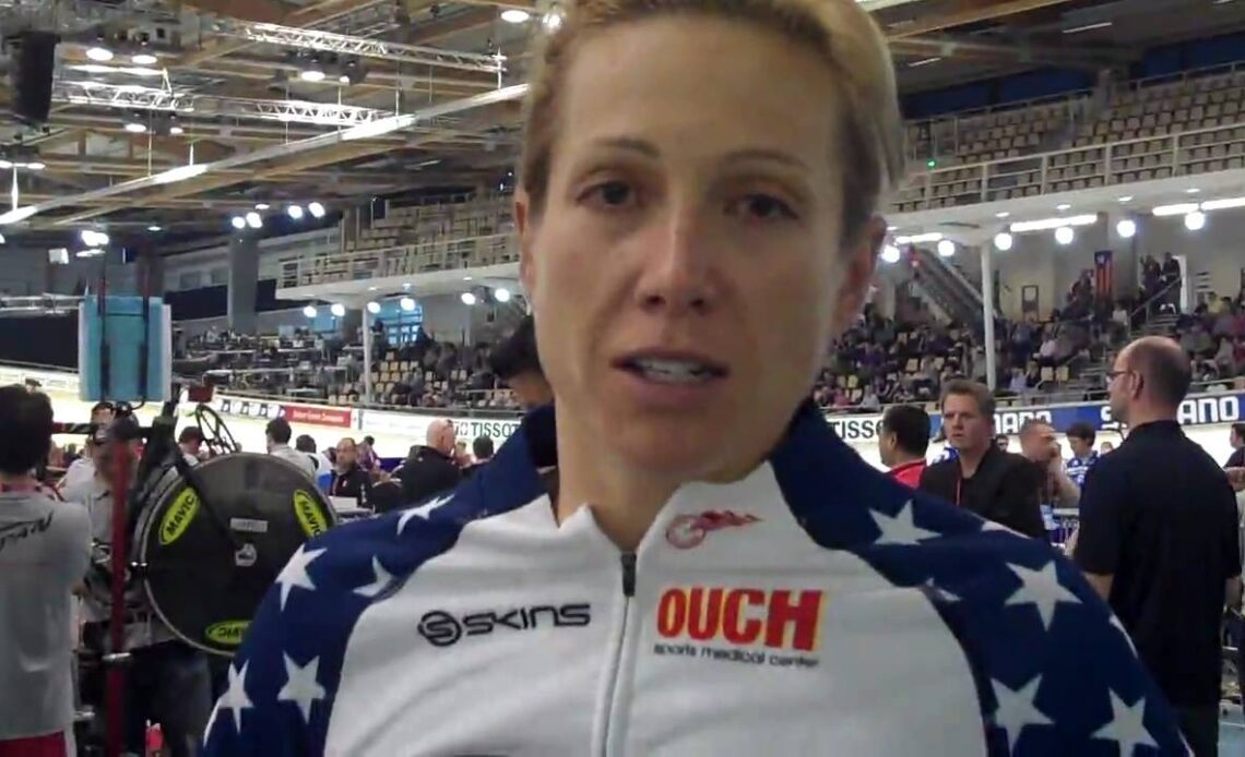 US Team Pursuit Squad reacts to making finals at Track Worlds