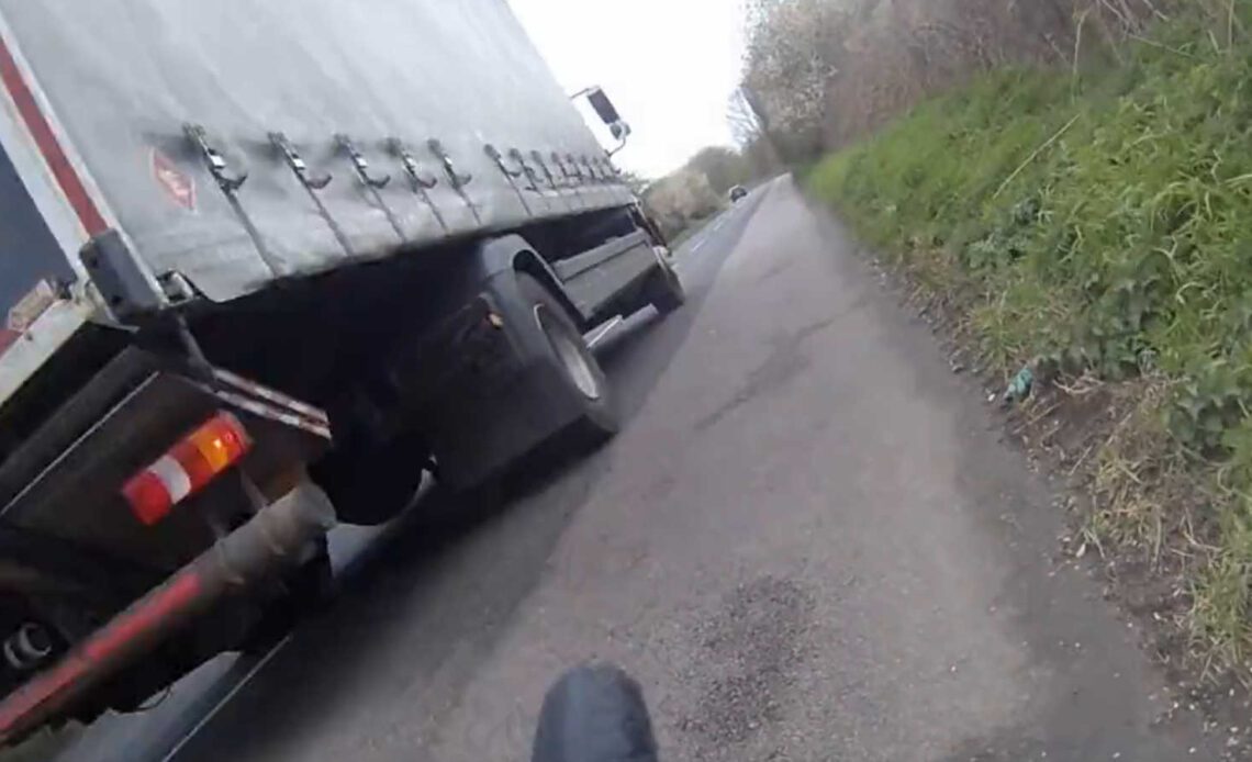 A driver almost killed a cyclist but wasn't charged due to insufficient evidence