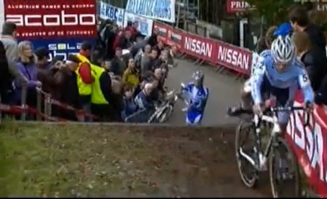 Adam Myerson gave a master class on the proper way to get lapped in 'cross