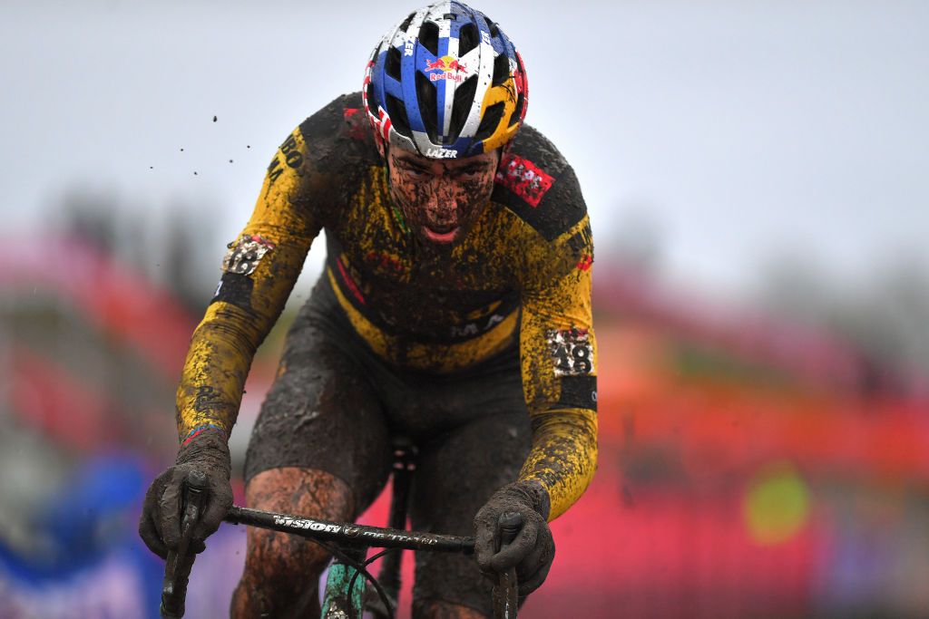 Wout Van Aert during the 1st Dendermonde World Cup 2020