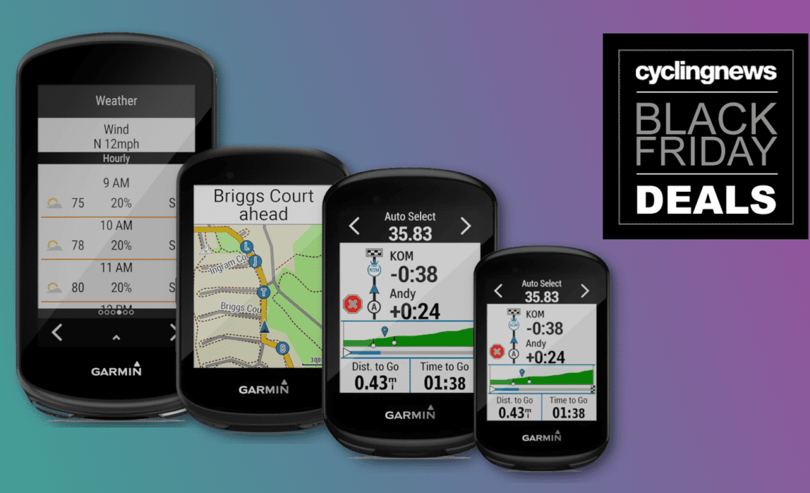 Four top bike computers see huge discounts in Garmin Black Friday sale