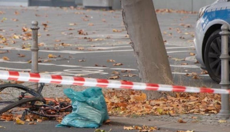 German environment activists block emergency services vehicle trying to help critically injured cyclist