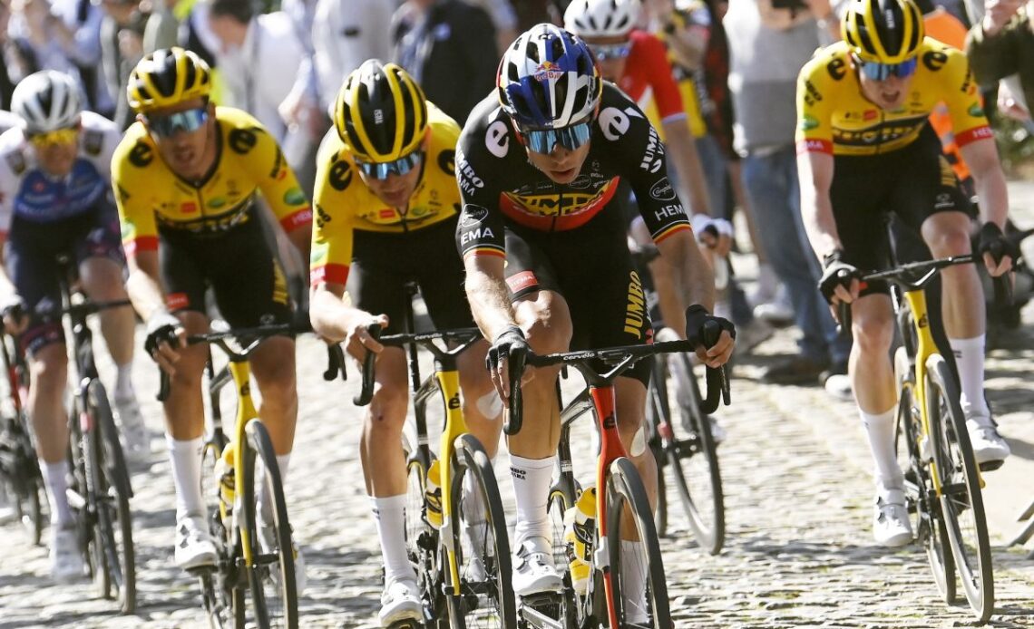 'Jumbo's on a mission' – Wout van Aert and teammates recon Omloop and Tour of Flanders