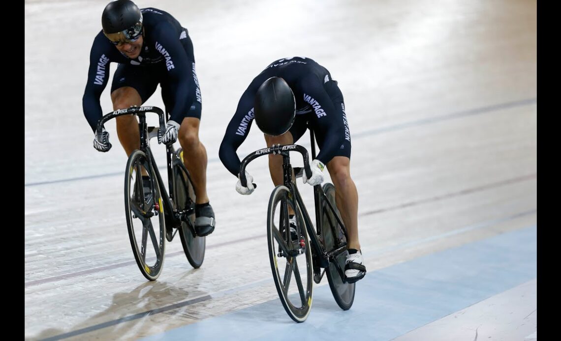 Men's Sprint Gold Final - Track Cycling World Cup - Cambridge, New Zealand