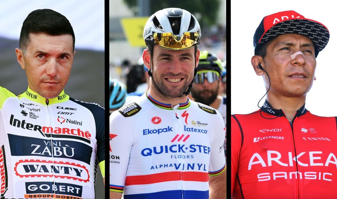 Domenico Pozzovivo Mark Cavendish Nairo Quintana are out of contract for 2023