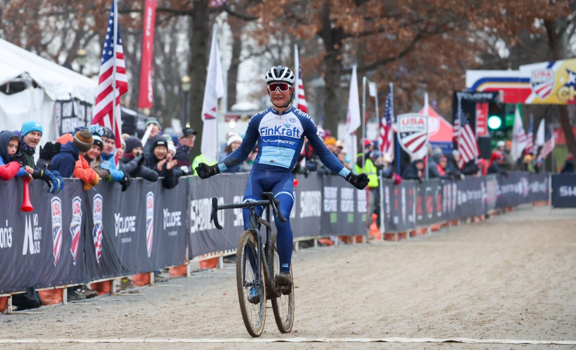 Andrew August powers to solo victory for US Junior Men's cyclocross national title