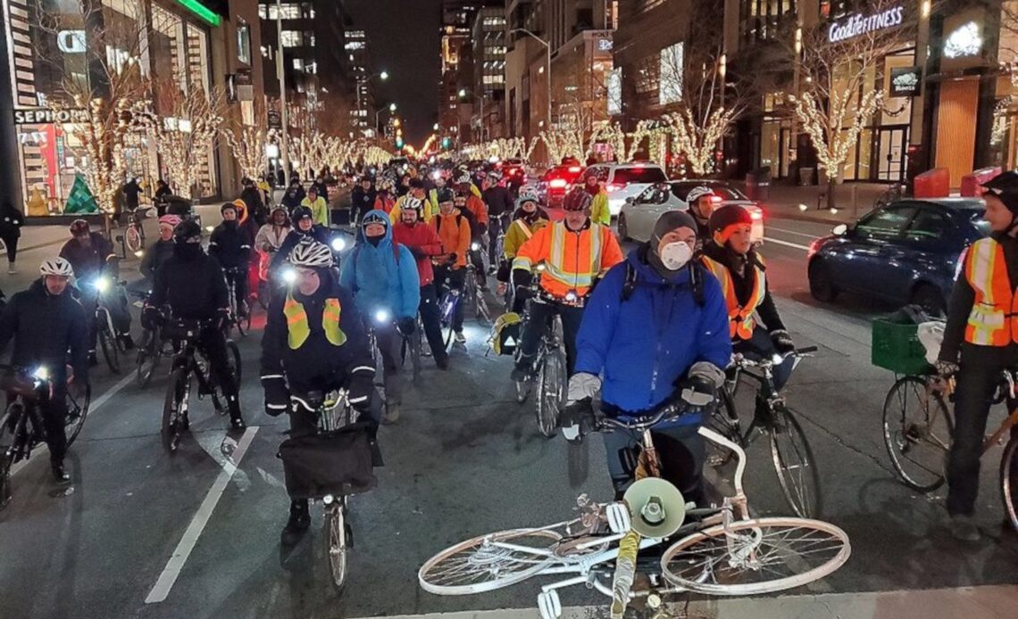 Toronto cycling community holds ghost ride for Kartik Saini