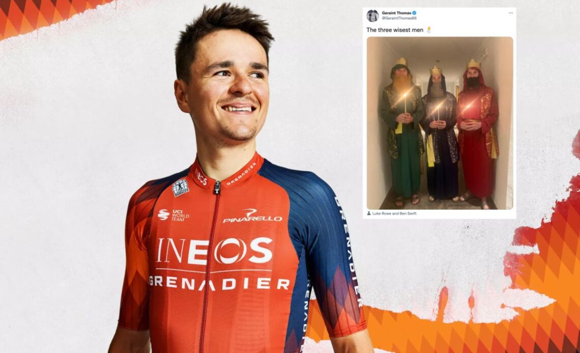 Tweets of the week: Ineos Grenadiers' three wise men, team jersey déjà vu and World Cup celebrations by bike
