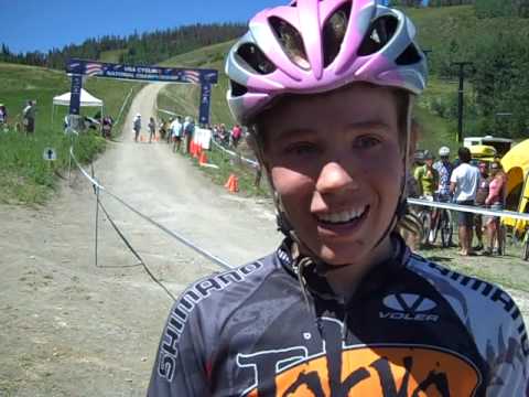 USA Cycling Mountain Bike National Championships - Junior XC runner-up Jill Behlen
