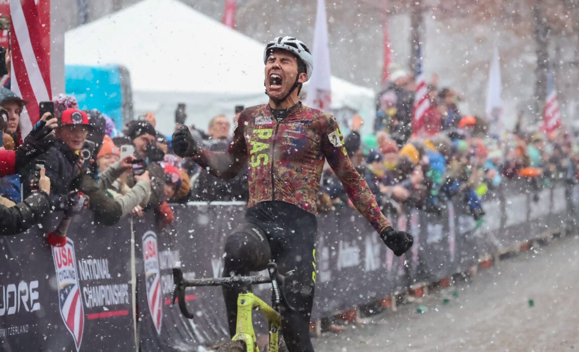 White fends off Brunner to win first elite men's US cyclocross national title