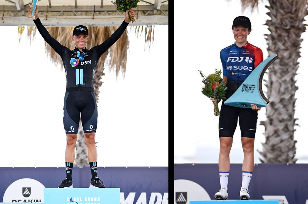 Cadel Evans Great Ocean Road Race winners - Marius Mayrhofer for men and Loes Adegeest for womn