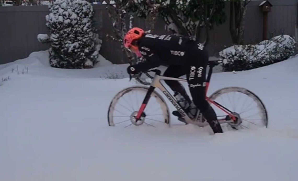 Alison Jackson made an absolutely priceless TikTok about cycling in Canadian winters