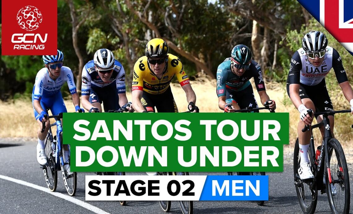 Climbers Go On The Attack! | Tour Down Under 2023 Highlights - Men's Stage 2