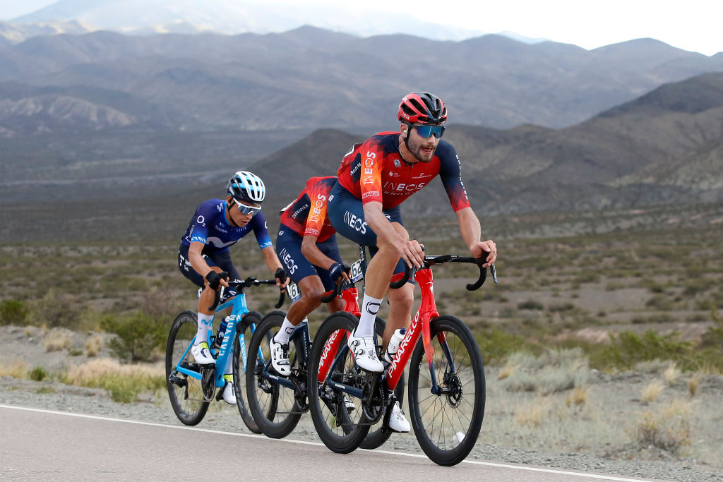 Filippo Ganna fined for illegal position at Vuelta a San Juan