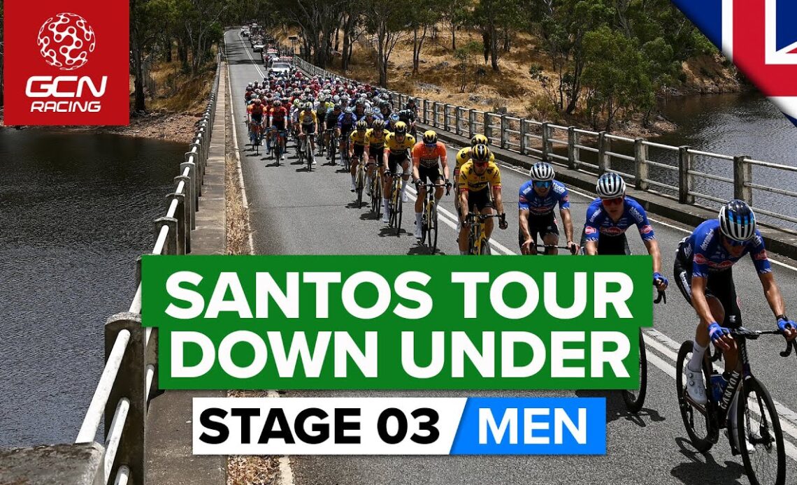 Final Climb Provides Launchpad For Attacks! Tour Down Under 2023 Highlights - Men's Stage 3