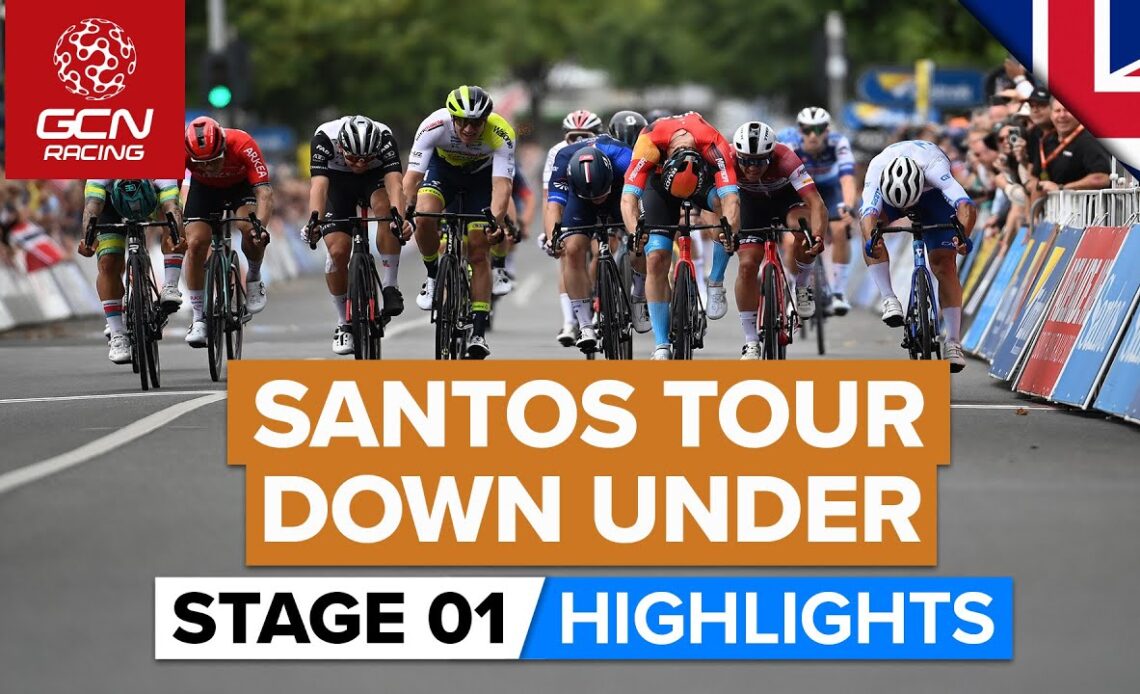 First Chance For The Sprinters! | Tour Down Under 2023 Highlights - Men's Stage 1