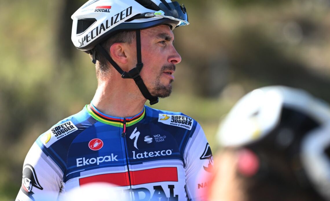 Julian Alaphilippe: 'When you have the rainbow jersey on your shoulders, it’s harder to live'