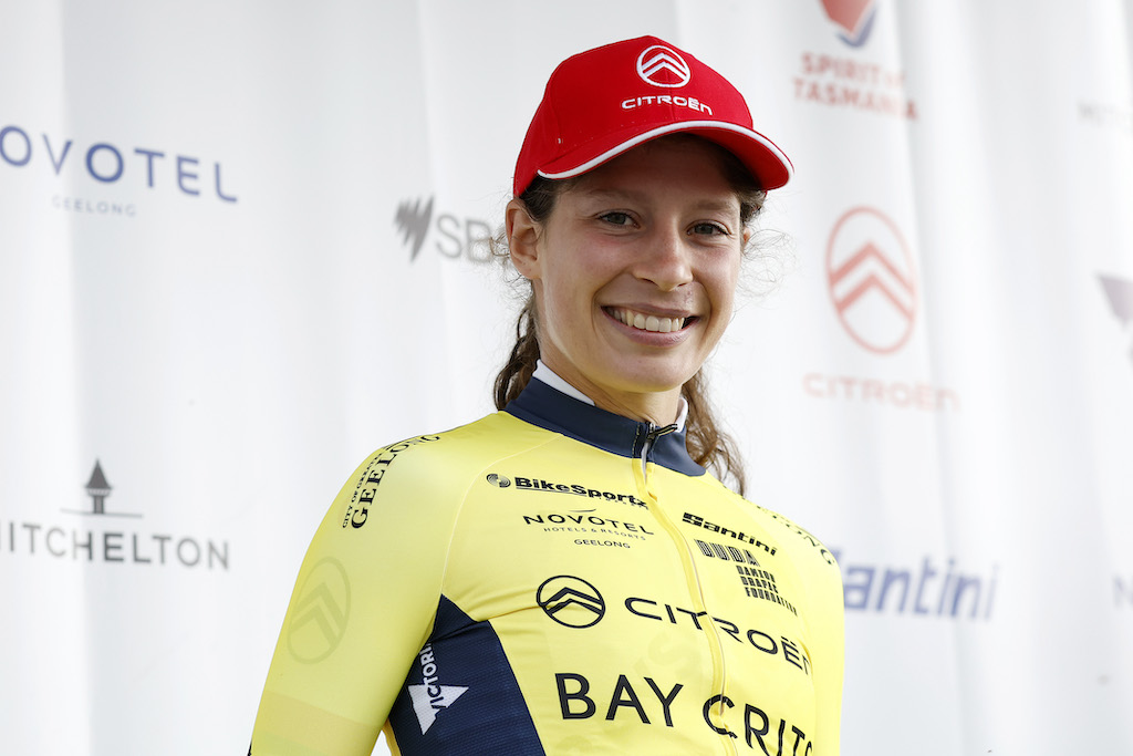 Matilda Raynolds wins stage 3 of Bay Crits as Roseman-Gannon takes overall success