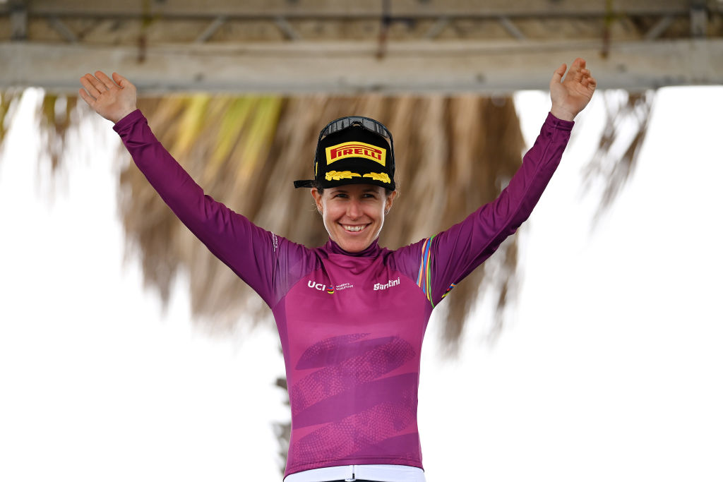 Podium consistency puts Spratt in Women’s WorldTour lead but win hunt continues