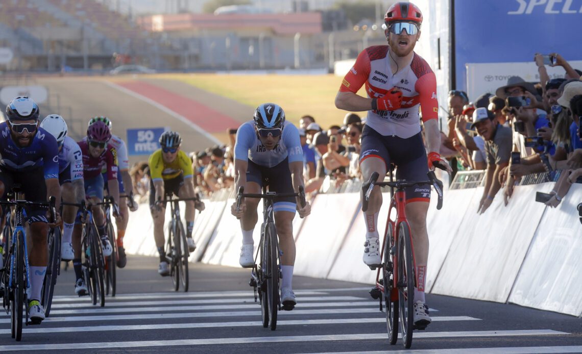 Quinn Simmons surges to surprise stage 3 win at Vuelta a San Juan