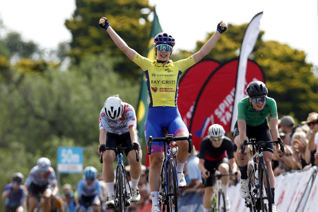 Ruby Roseman-Gannon doubles up with victory on stage 2 of Bay Crits