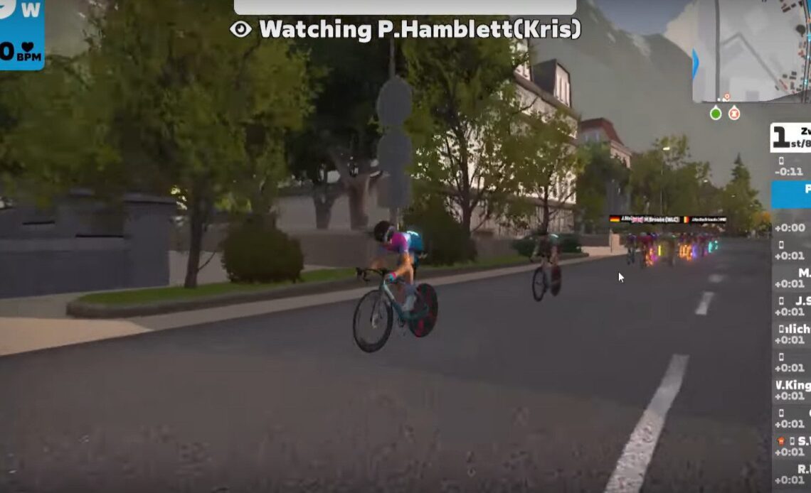 Watch the beautiful tribute during a Zwift race to the late Kris Yip