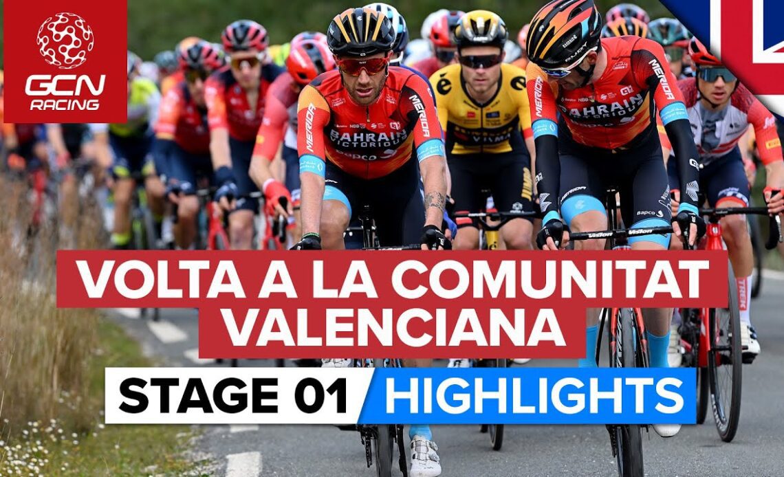 A Chance For The Sprinters | Volta a la Comunitat Valenciana 2023 Highlights - Stage 1