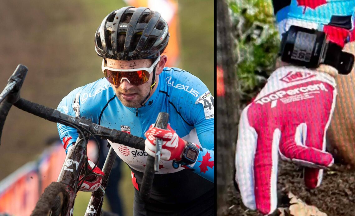 A dislocated finger during Cyclocross worlds? No problem for Michael van den Ham