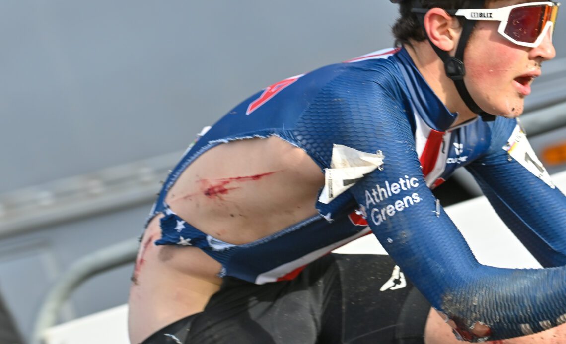 AJ August resets from disappointing 'cross crash at Worlds to ripping roads for US devo team