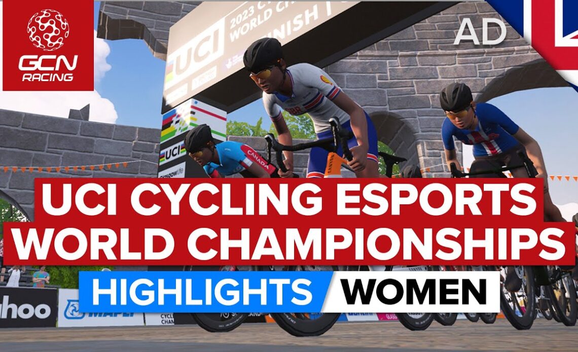 Big Favourites Go Head-To-Head! | UCI Cycling Esports World Championships 2023 Highlights - Women