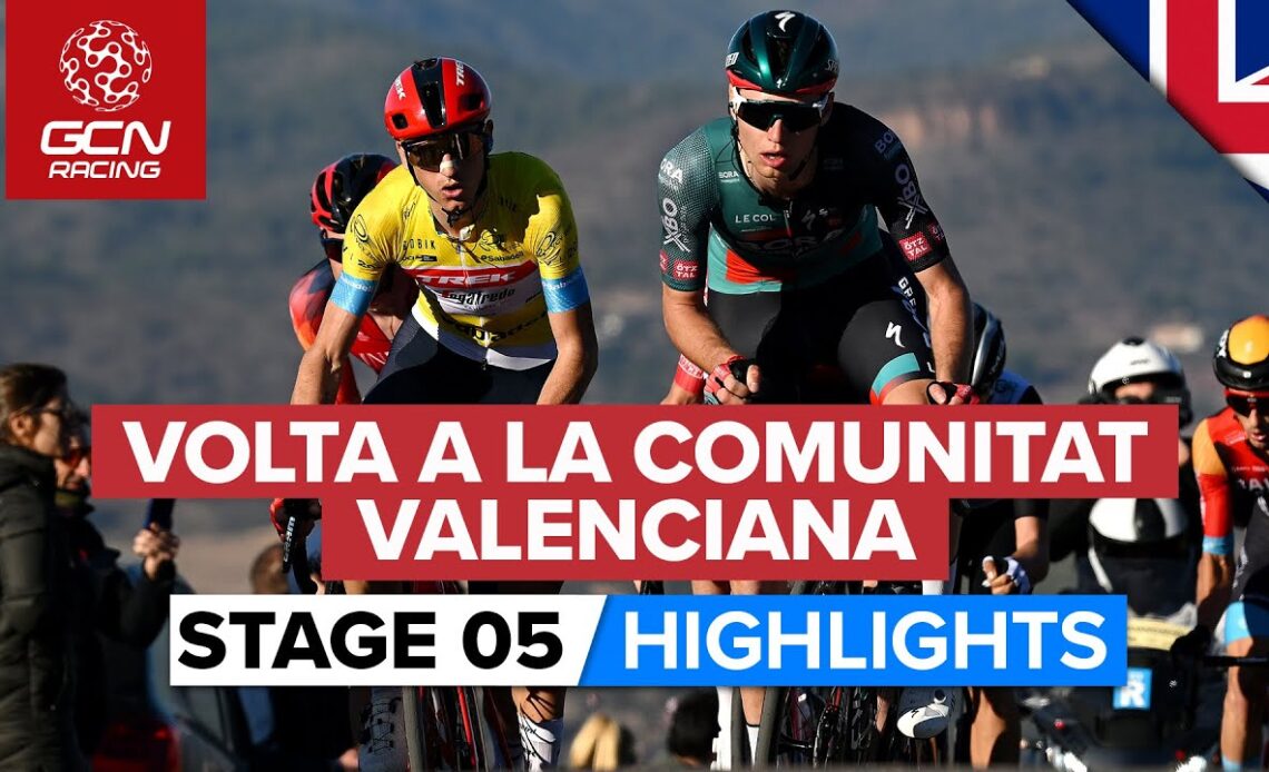 Dramatic Finale Leads To GC Shakeup! | Volta A La Comunitat Valenciana 2023 Highlights - Stage 5