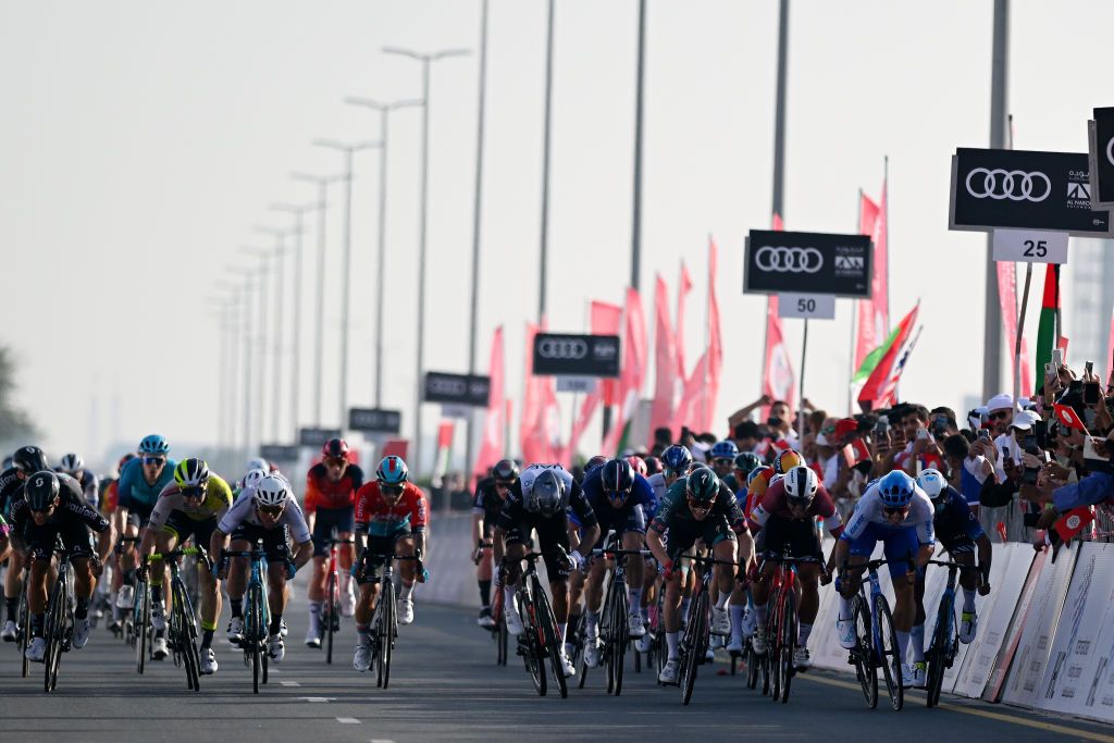 Dylan Groenewegen wins all-star sprint on UAE Tour stage 5