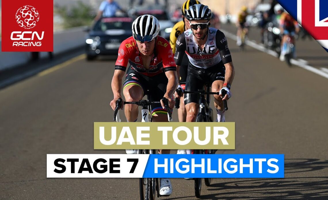GC Battle On Jebel Hafeet | UAE Tour 2023 Highlights - Stage 7