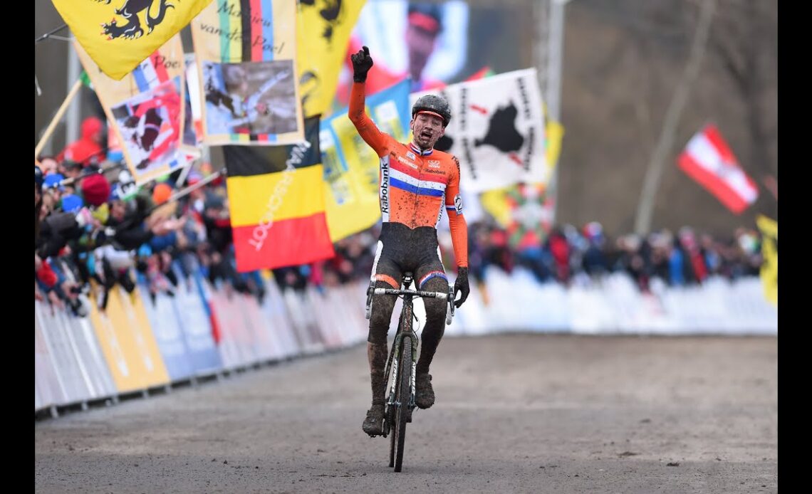 Mathieu van Der Poel takes gold - 2015 UCI Cyclo-cross World Championships - Tábor, Czech Republic
