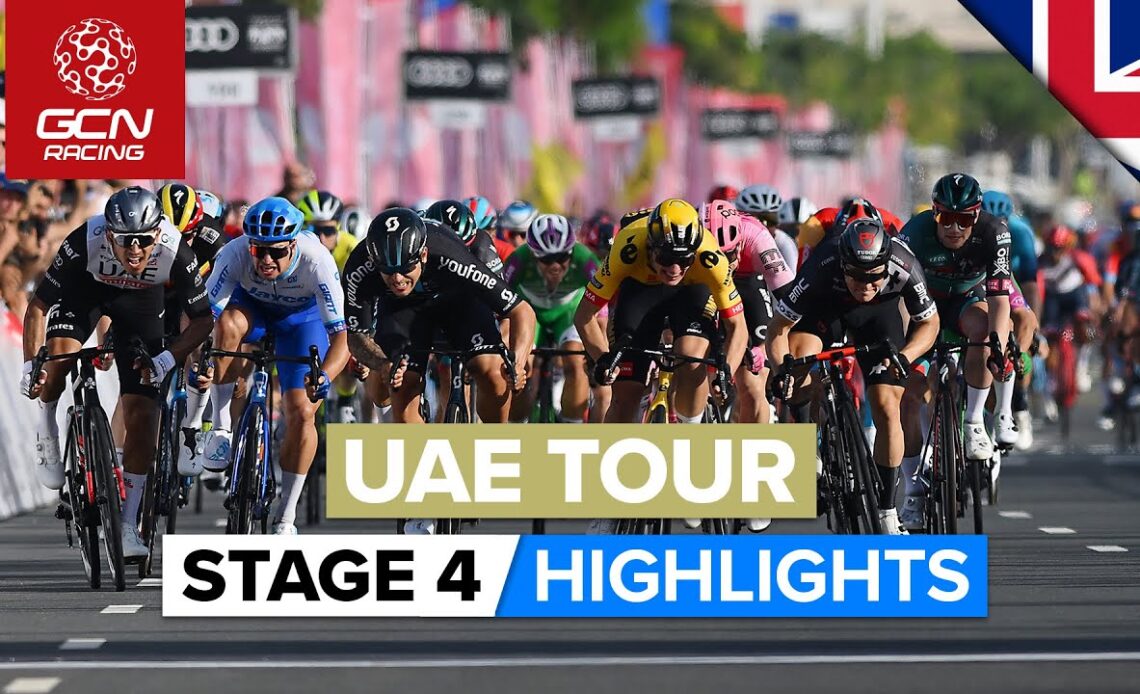 Sprint Showdown In Dubai! | UAE Tour 2023 Highlights - Stage 4