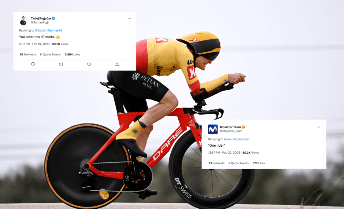 Tweets of the week: Chris Froome on a pump track, Tom Pidcock goes off road, and Uno-X go Star Wars