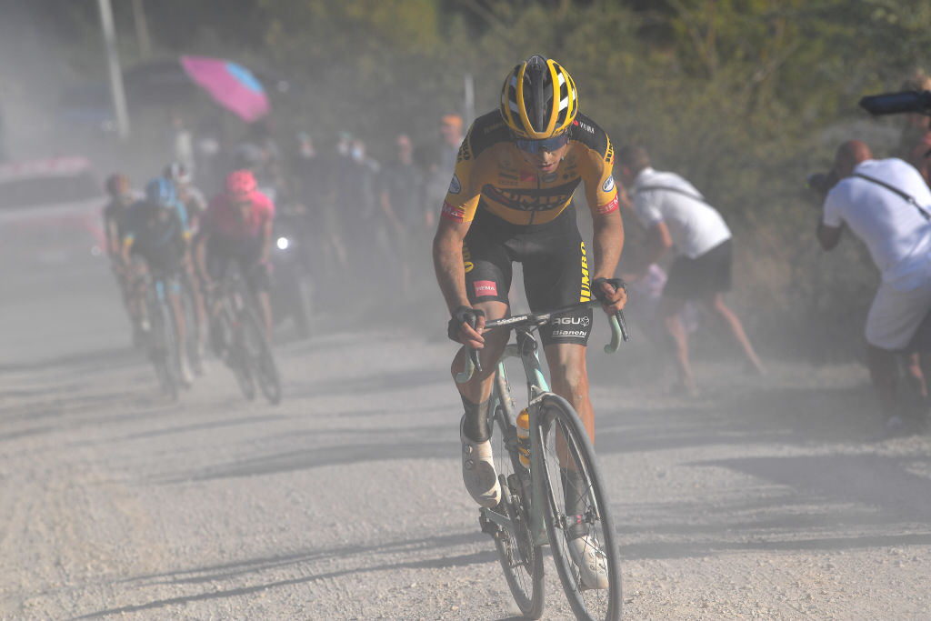 Wout van Aert out of Strade Bianche after illness disrupts training