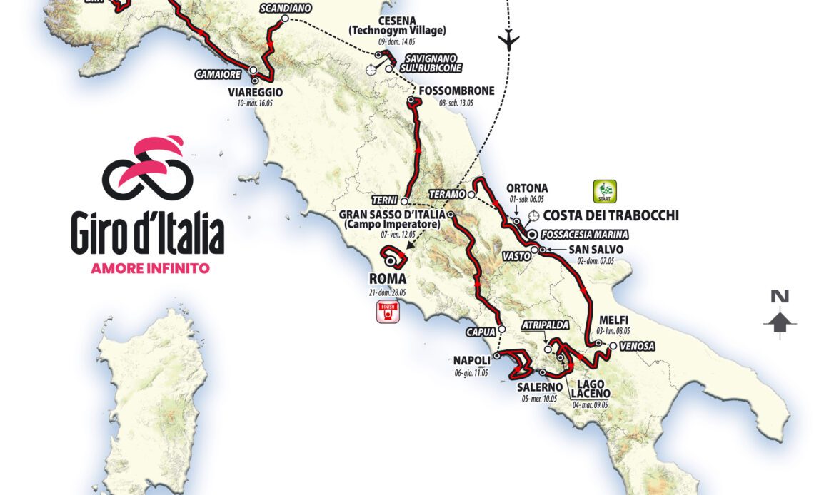 2023 Giro d'Italia route | Cyclingnews