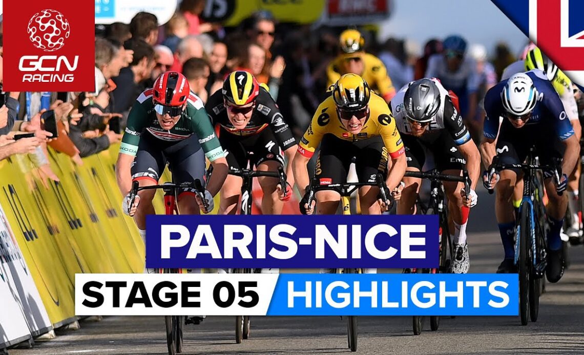 Battle For Sprint Supremacy Continues! | Paris-Nice 2023 Highlights - Stage 5
