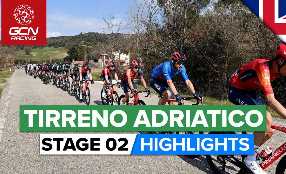 Big Names Fights For The Win! | Tirreno-Adriatico 2023 Highlights - Stage 2