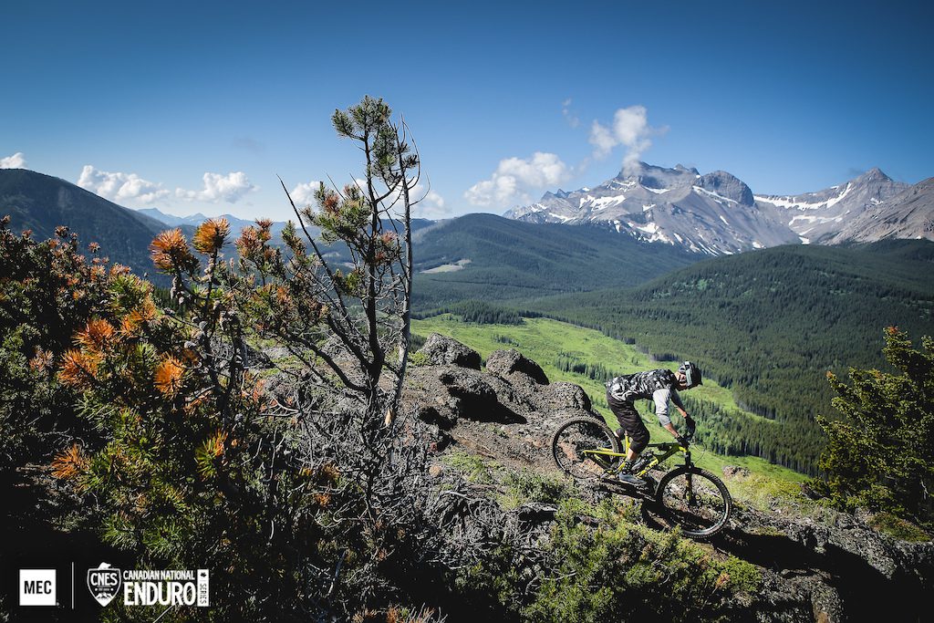 Canadian Enduro Series, now League, racing in Crowsnest Pass Alberta in 2019