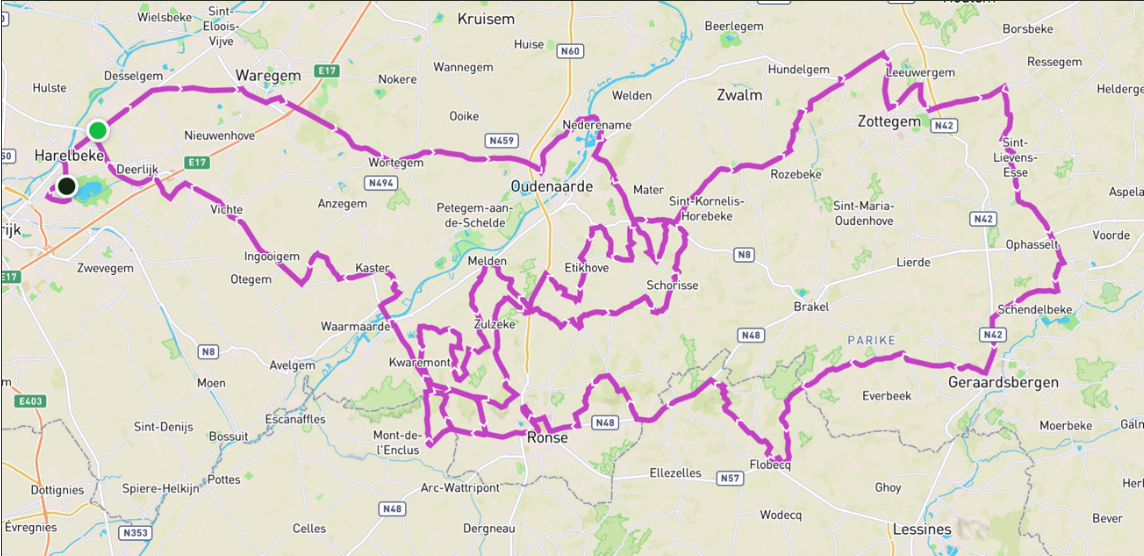 E3 Saxo Classic 2023 route VCP Cycling