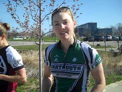 Elle Anderson talks about placing second in womens DII criterium
