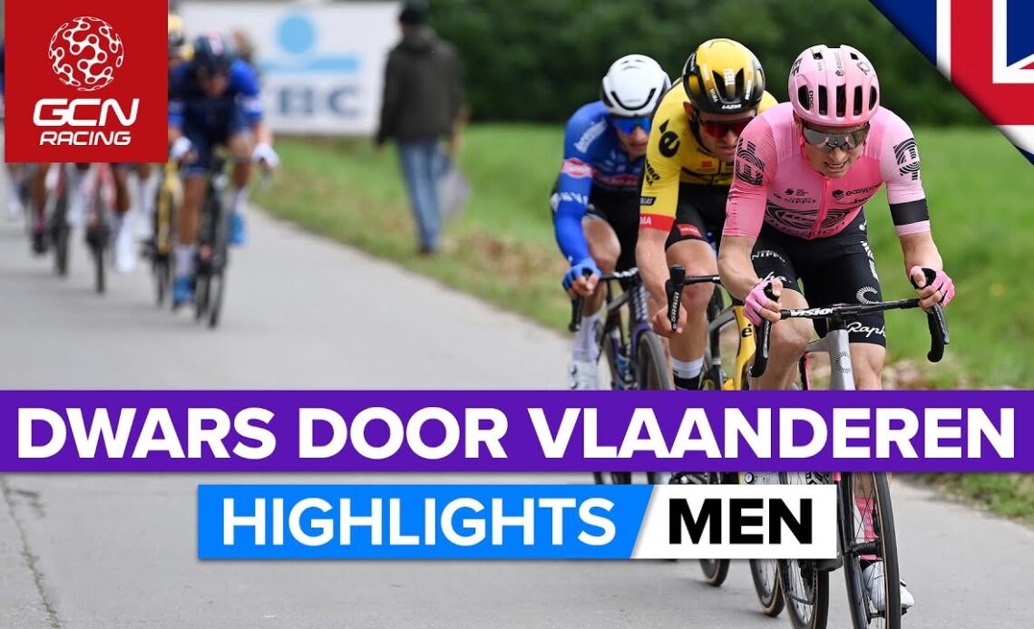 Late Attack From The Breakaway! | Dwars Door Vlaanderen 2023 Highlights - Men