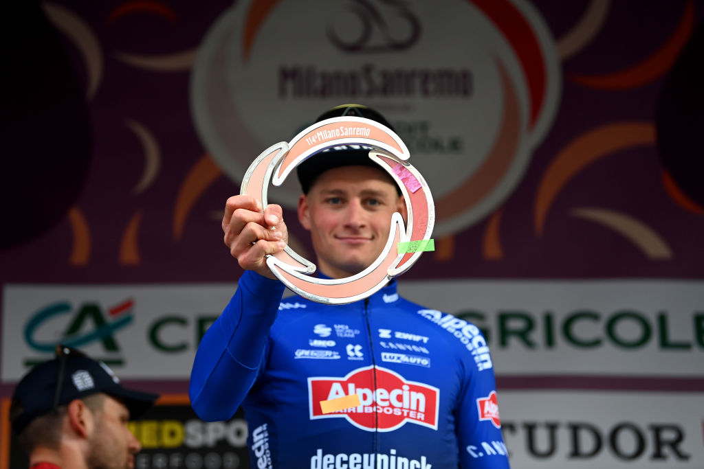 Mathieu van der Poel makes Milan-San Remo history 62 years after his grandfather